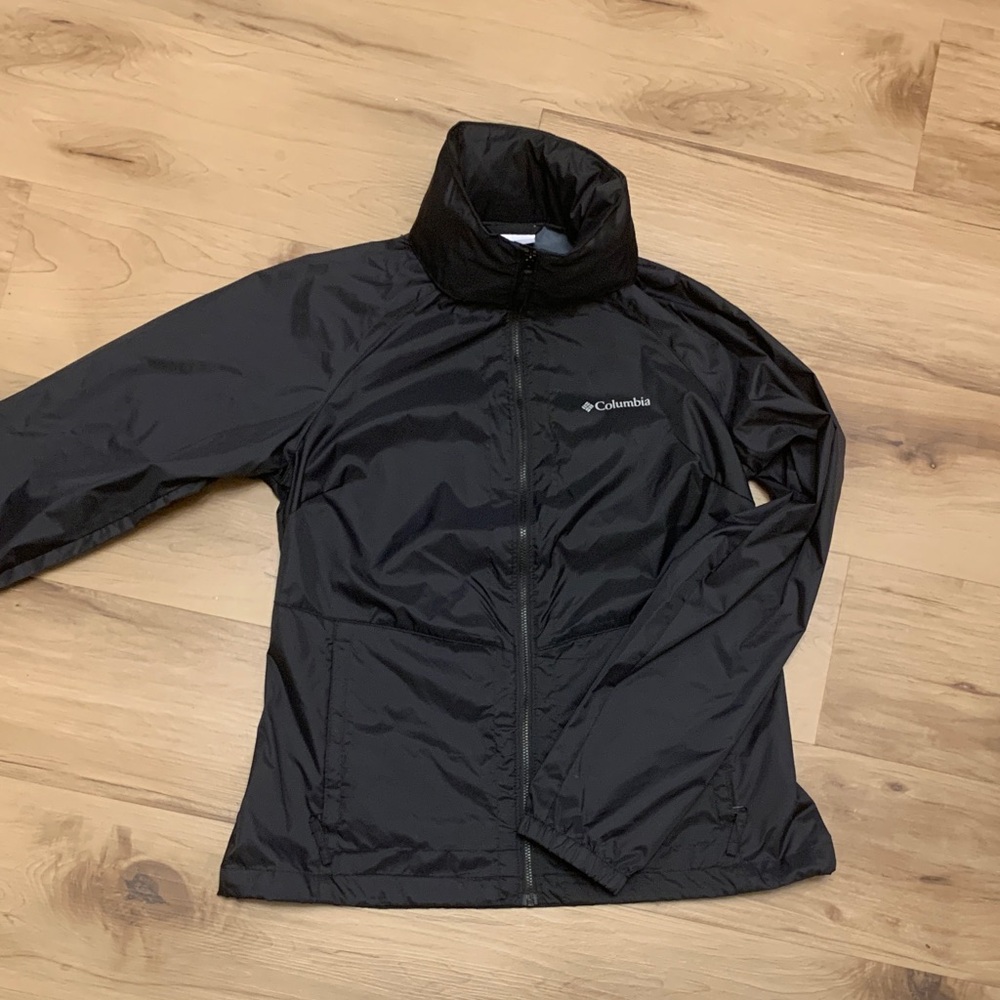 Columbia Black Lightweight Jacket, medium
